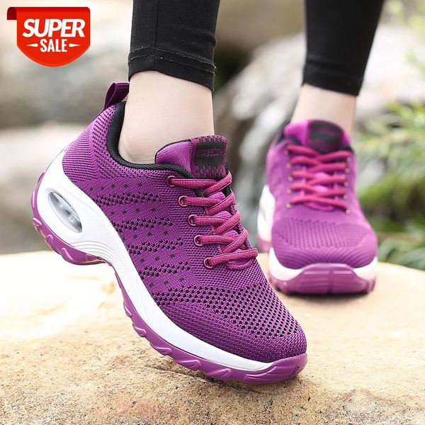 

women sneakers mesh running shoes ladies walking dancing sport shoes outdoor air cushion breathable footwear lace up sneakers #ef7k