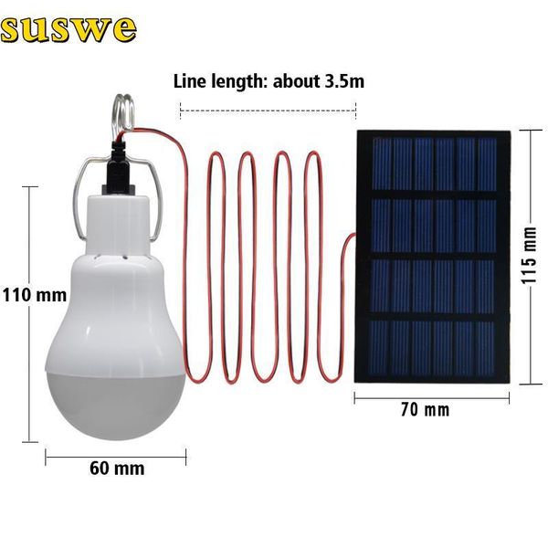

solar lamps luz light 12 led outdoor waterproof bulb hanging lamp courtyard garden camping lights outdoors