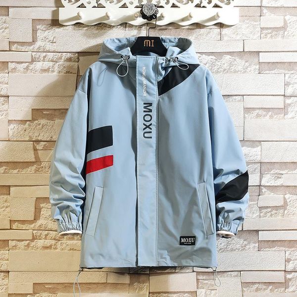 

men's jackets hooded jacket fall 2021 plus size 7xl trendy casual outdoor loose korean clothes zip up chaqueta de los hombres, Black;brown