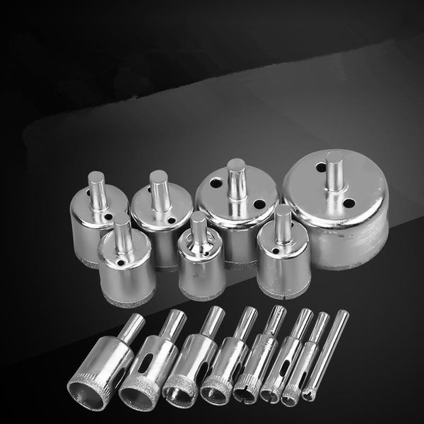 

professional drill bits 15pcs diamond hole opener coated bit set tile ceramic marble glass saw drilling for power tools 6mm-50mm
