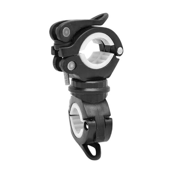 

360 degree bike cyling led mount holder lamp stand bicycle torch clip clamp support mobile bicycle handlebar