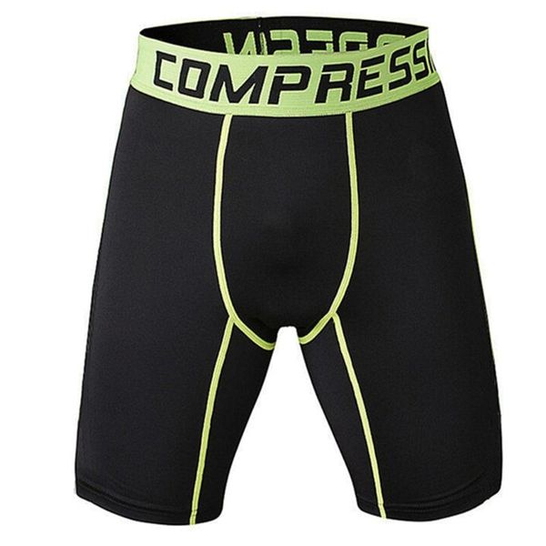

men's outdoor sports gym compression wear under base layer shorts pants athletic tights 3colors, White;black