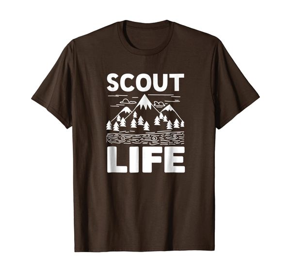 

Scout Life Scouting Camping Adventure Gift Tee Shirt, Mainly pictures