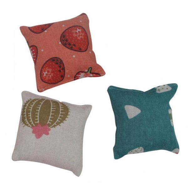 

cat costumes comfortable tasteless kitten head support pillow with catnip for indoor