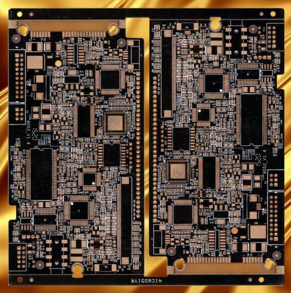 

pcb circuits black oil control board fr-4 plate proofing batch expedited