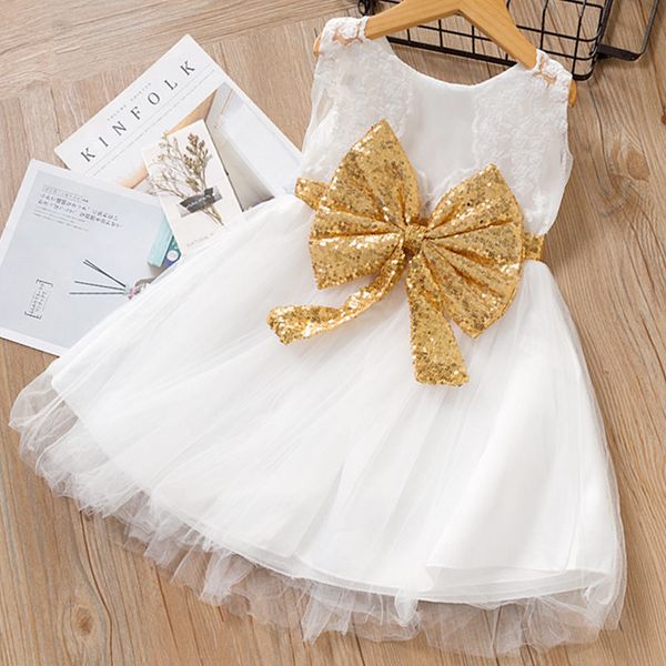 

toddler baby girl clothing bowknot belt lace princess dresses summer fashion kids dress tutu ball gown childrens clothing, Red;yellow