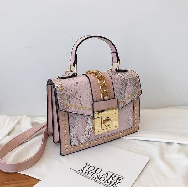 

luxury handbags women bags designer rivet crossbody bags for women 2021 fashion small messenger shoulder bag ladies hand bag c1223