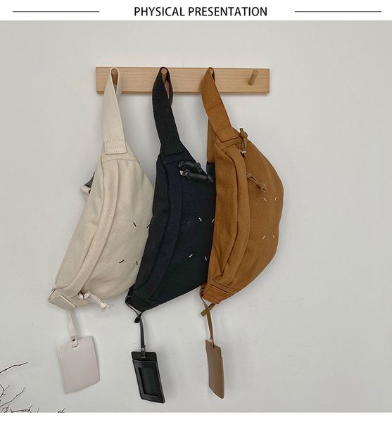 

students casual cross-body bags women chest bag adjustable shoulder strap zipper hanging wallet slant bag shoulder bags