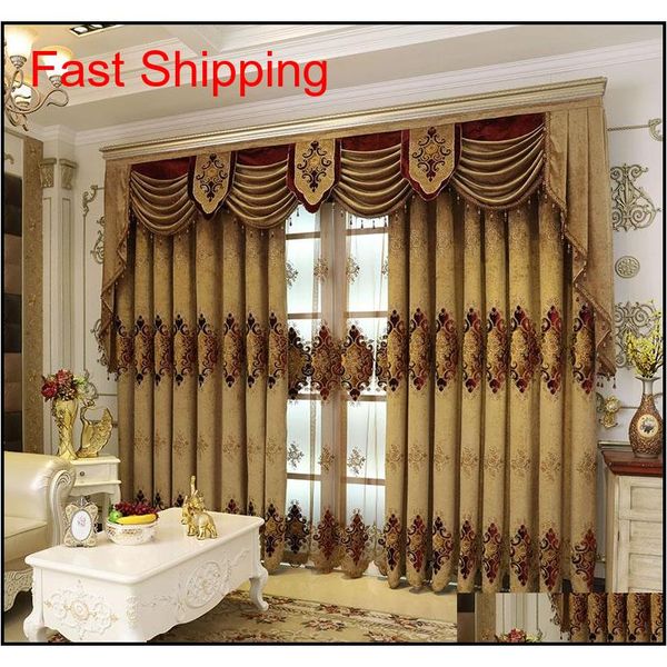 

european and american custom luxury villas elegant fresh living room curtains embroidered c jllslv xhhair