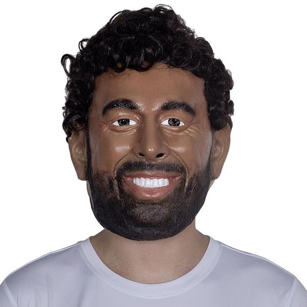 

other event & party supplies mohamed salah mask soccer player cosplay costume props celebrity fancy dress latex headgear black wig