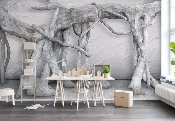 

wallpapers [self-adhesive] 3d strange trunk 45435418 wall paper mural print decal murals