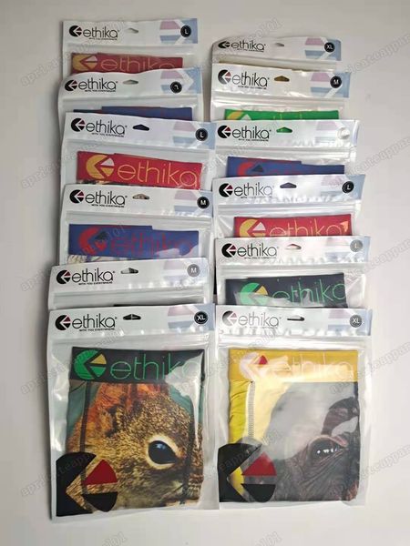 

100% cotton ethika breathable men underwears soft mens boxers brief letter underpants for men male shorts boxer beach pants quick dry, Black;white