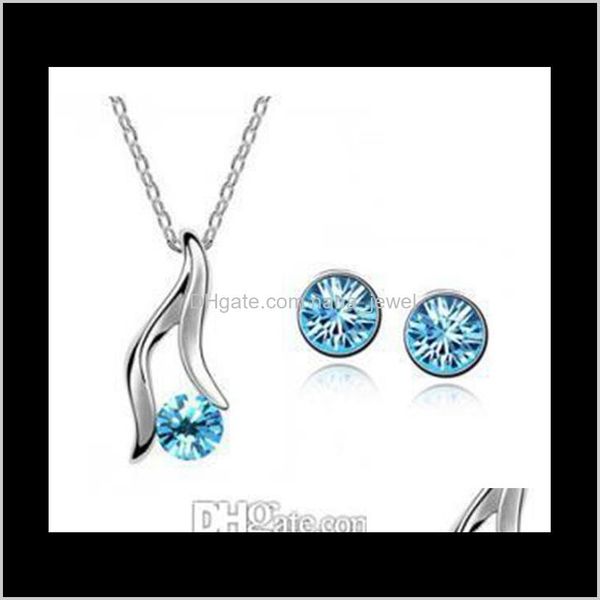 

bridesmaid jewelry set for wedding pendants silver plated dangle earrings beautifully elegant party jewelry sets cmanx 8kkwu