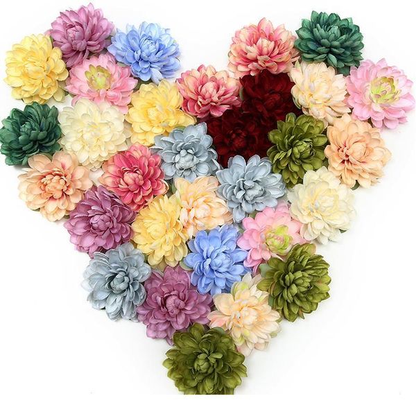 

1pcs silk artificial flowers big chrysanthemum for wedding home decoration diy craft bridal wreath scrapbooking fake flo qylvvu