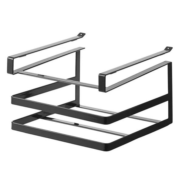 

hooks & rails rack creative kitchen hanging cutting board storage towel dish