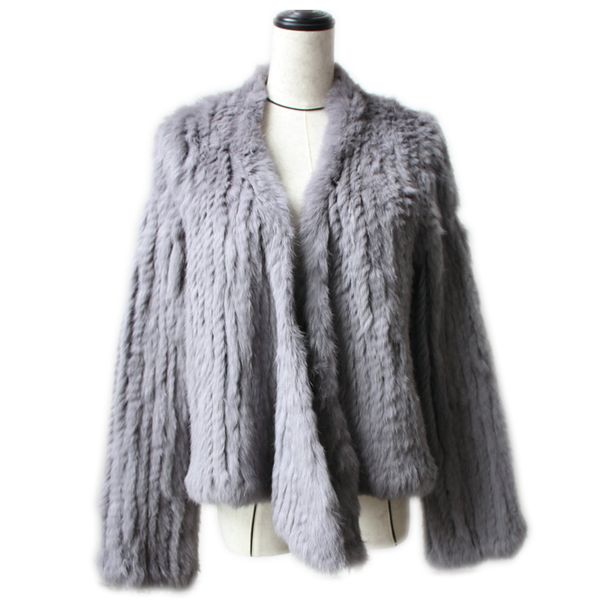 

women's jackets royal fur coat, thick and slim jacket of rabbit mesh, autumn winter 2021, Black;brown