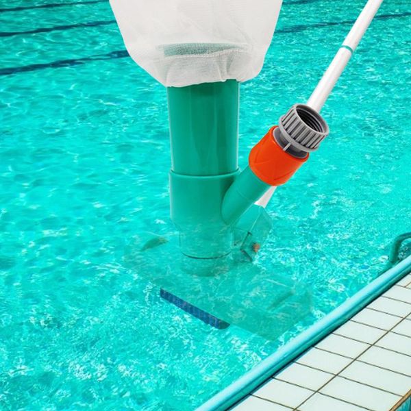 

pool & accessories swimming vacuum cleaner cleaning tools set brush pole head