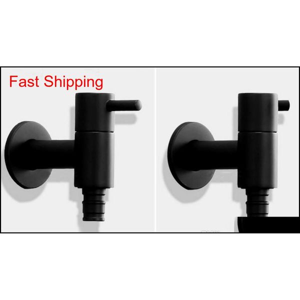 

solid 304 stainless steel black color faucet outside cold tap wash machine faucet tap toilet bibcocks bibcock wate qylzgz bdenet