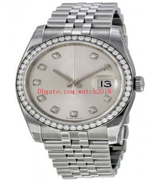 

women's watches 31mm 278384 gray gold dial diamond bezel jubilee bracelet mechanical automatic luxury ladies wristwatches, Slivery;brown
