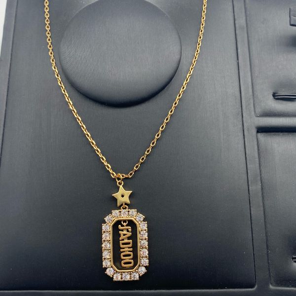 

dijia high version 2021 new star letter brand necklace, Silver