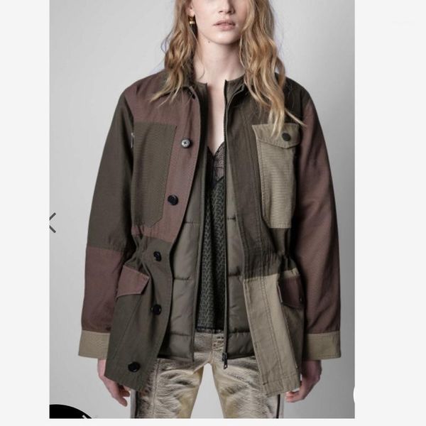 

women's jackets 2021 winter two piece padded jacket fashion coat thicker wadded warm parka for women, Black;brown