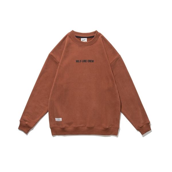 

south summer disguise autumn 2020 men's undershirt round neck pullover solid color simple loose fashion youth sweater trend, Black