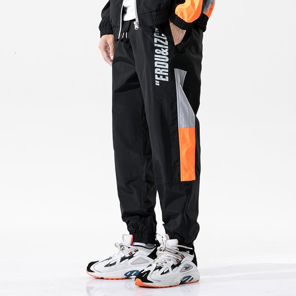 

2021 new streetwear men's pockets cargo harem hip hop casual male track joggers trousers fashion harajuku men pants cebh dfxg, Black