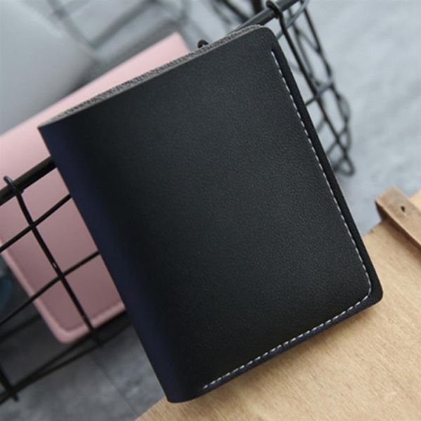 

wallets multifunction fashion pu leather mini wallet simple solid color clutch bag purse for women, Red;black