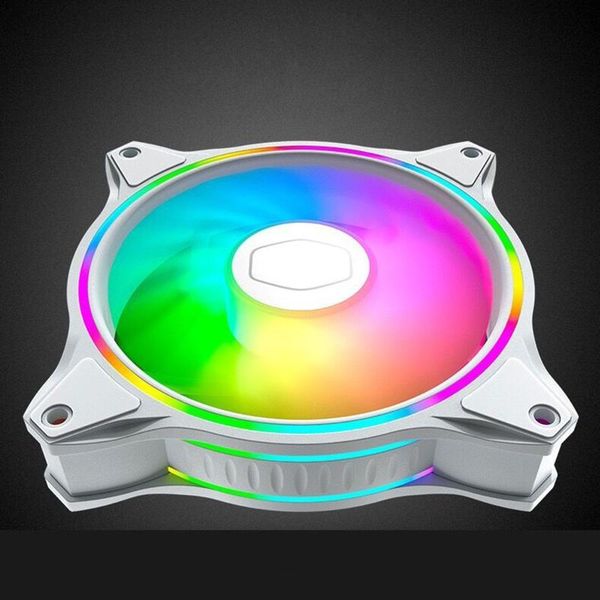 

dual ring addressable rgb fan for pc computer case liquid radiator m76a lapcooling pads