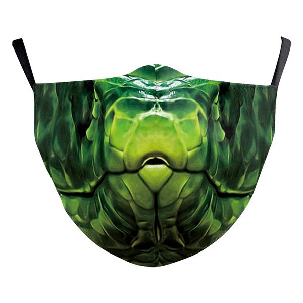 

portrait transparent design pattern printed masks (no filter) pack of 5 pieces comfortable hygiene reusable washable effective filtering dus