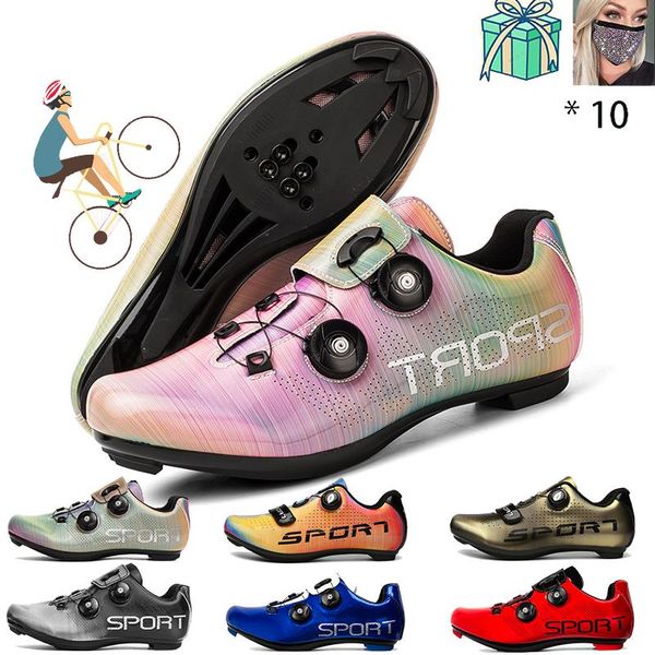 

cycling footwear 2021 shoes men spd road bike mountain sneakers sports self-locking zapatillas de ciclismo mtb bicycle, Black