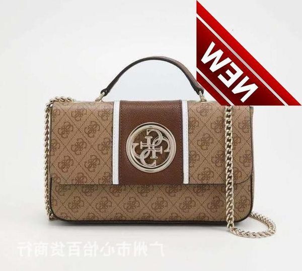 

gs2022 new fashion texture medieval printed single shoulder messenger portable chain envelope