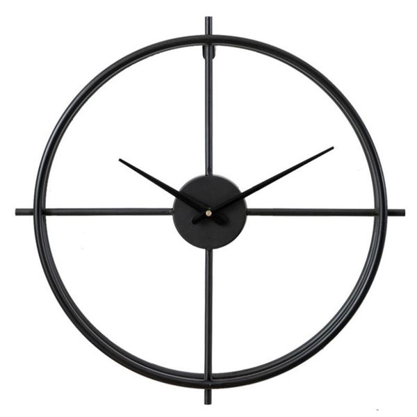 

wall clocks nordic large clock, modern design black clock for living room decoration home decor, battery operated