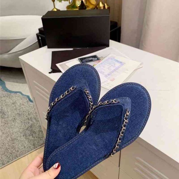 

ollymurs fashion designer women luxury brand sandals ladies chains slides beach slippers shoes woman, Black