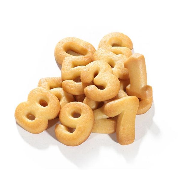 

9 pcs 0-8 number shape cookie biscuit cutter mould stainless steel baking mold j qylokg