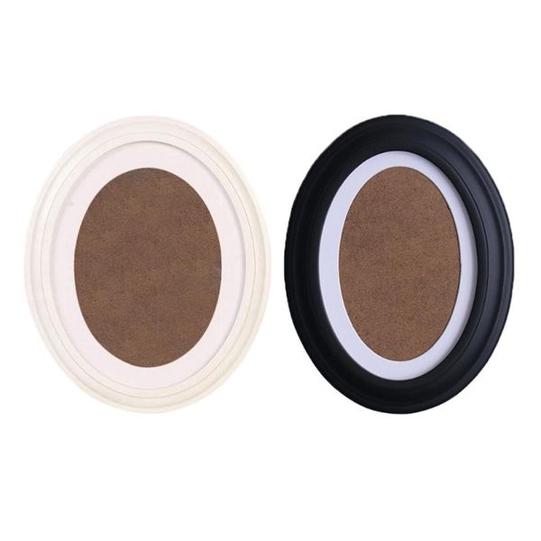

frames 2pcs 7 inch oval wood picture wall hanging po decorations