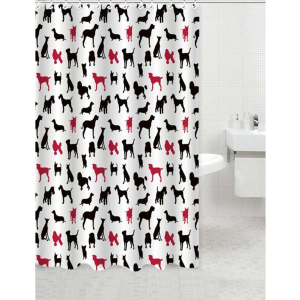 

new thickened mould proof non perforated animal bathroom curtain toilet curtain partition curtain