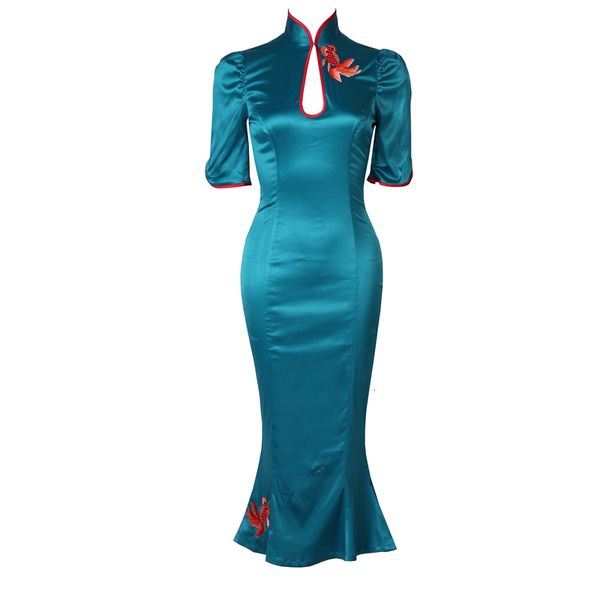 

le palais vindima chinese classic chipao cetin fin high rise side slits designed dressed boredom 2021 spring c5gm, Black;gray