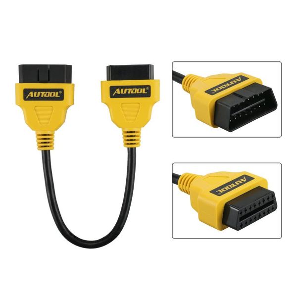 

diagnostic tools autool 30cm obd2 16pin male to female extension cable connector obd ii 2 adapter