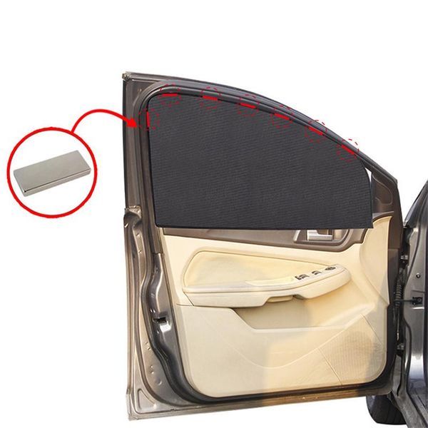 

car sunshade magnetic universal sun shade uv protection curtain window side mesh visor summer wind