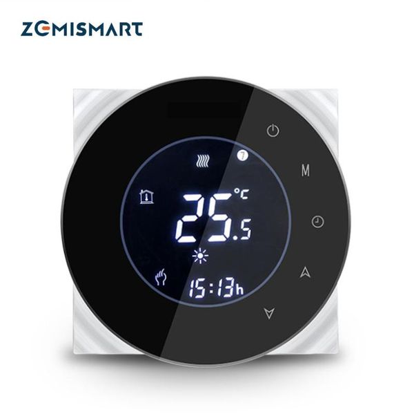 

smart home control zemismart water heater room thermostat wifi app controlled alexa google voice