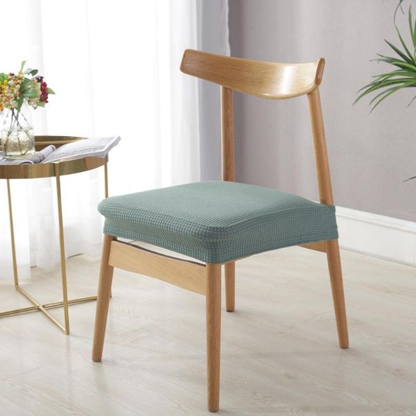 

chair covers 6pcs/set armless home seat solid restaurant waterproof kitchen jacquard stretch modern universal dining slipcovers