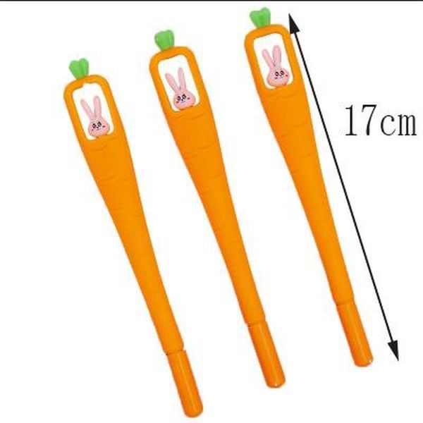 

1.cuts carrot pen0.5mm news cartoon nice student stationery gel pen black writing pens kawaii school supplies
