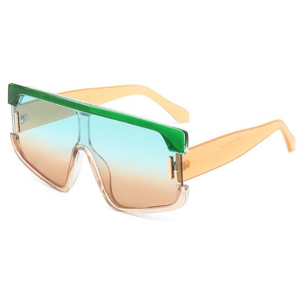 

sunglasses oversized square women gradient classic sun glasses for man big personality eyewear uv400, White;black