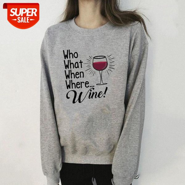 

cross-border elements wine print crew neck sweater plus velvet gray #uf6z, Black