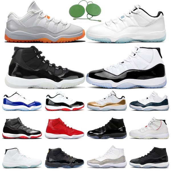 

11 11s basketball shoes men trainers sneakers women 25th anniversary legend blue citrus concord bred cap and gown platinum tint unc mens spo