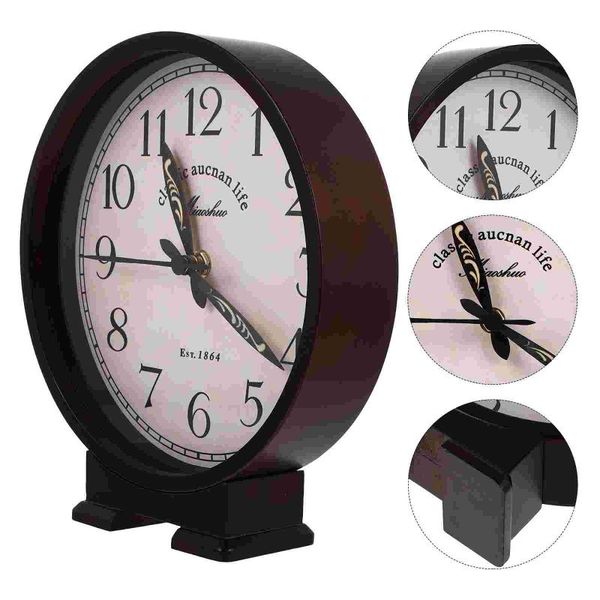 

other clocks & accessories 1pc creative retro clock ornament european classical sound-off table