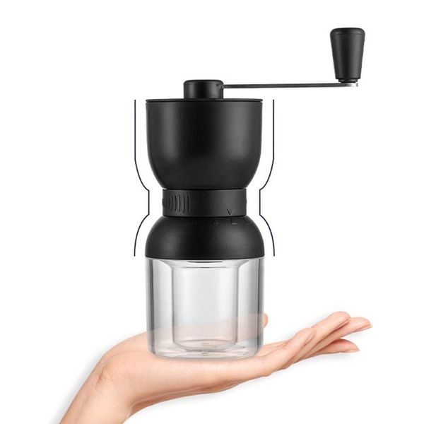 

manual coffee grinders grinder black porcelain movement hand handmade bean burr mill bar 40g kitchen gardget