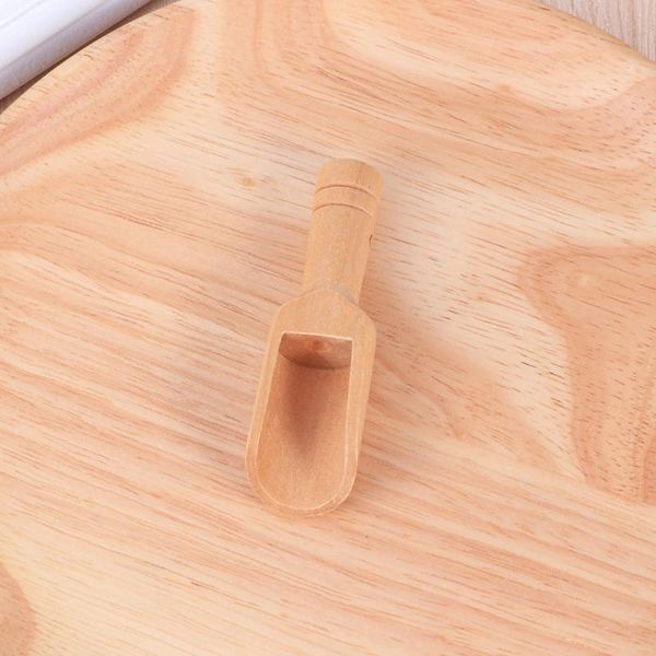 

spoons 3pcs mini wooden scoops bath salt spoon candy flour kitchen utensils - 2.4x7.8cm