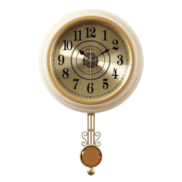 

wall clocks digital silent clock luxury vintage arabic rustic pendulum european antique living room klok home decor ad50wc